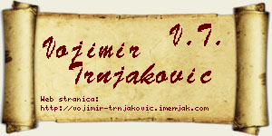 Vojimir Trnjaković vizit kartica